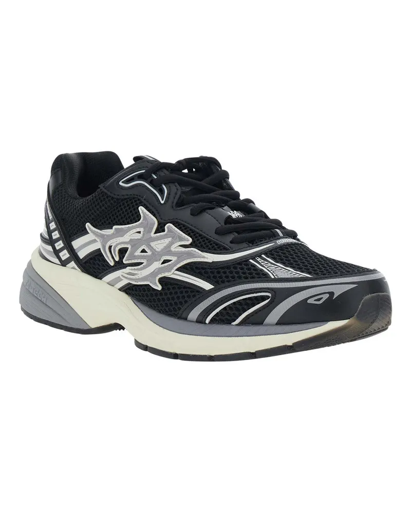 Amiri Men's Sneakers M-Tech Black Polyester Trainers Black