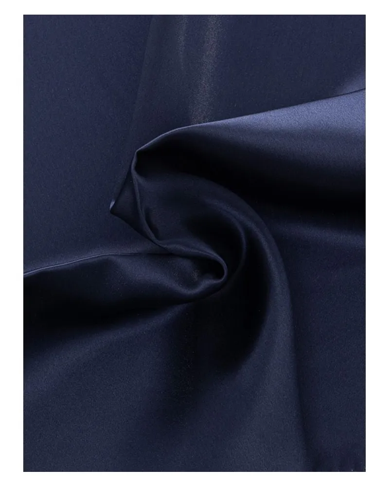 Dolce & Gabbana Men's Blue Silk Pocket Square Accessory Blue