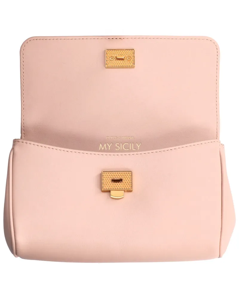 Dolce & Gabbana My Sicily Shoulder Bag — Beige Beige