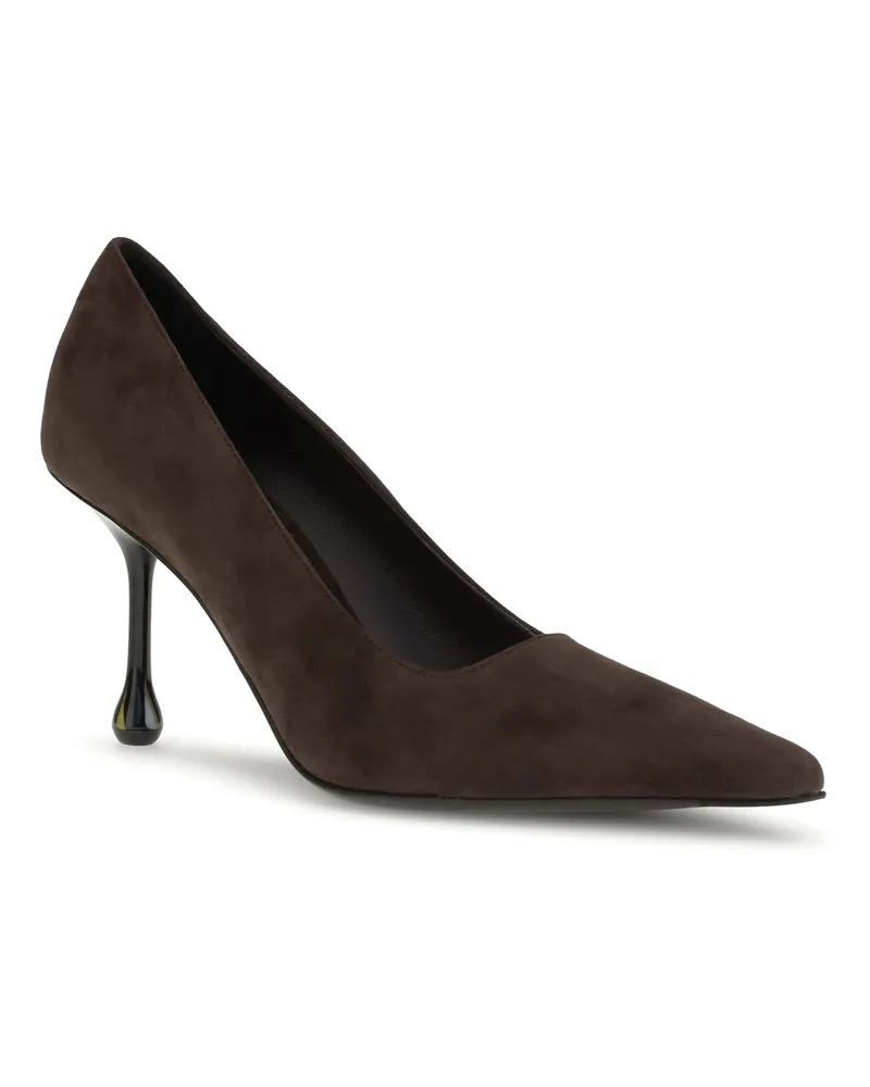 Jimmy Choo Women's Ixia Pumps Chocolate Upper: Leather; Sole: Leather High Heel Shoes Brown