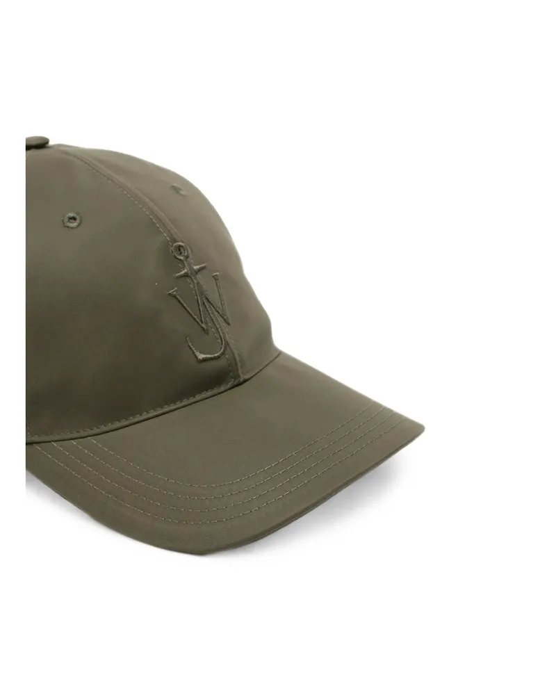 J.W.Anderson AC0459 Embroidered Anchor Logo Baseball Cap — Green Green