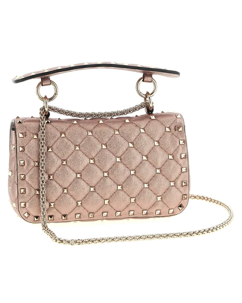 Valentino Garavani Women's Multicolor Lamb Leather Shoulder Bag Pink