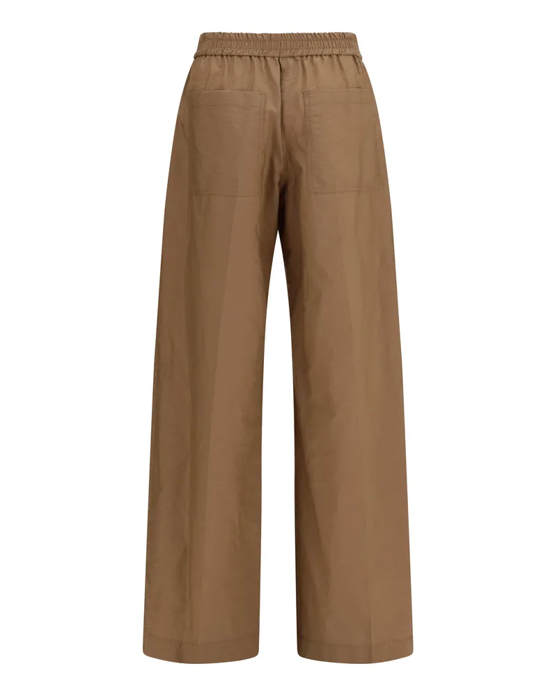 Brunello Cucinelli Elasticated Waist Trousers — Beige Duna
