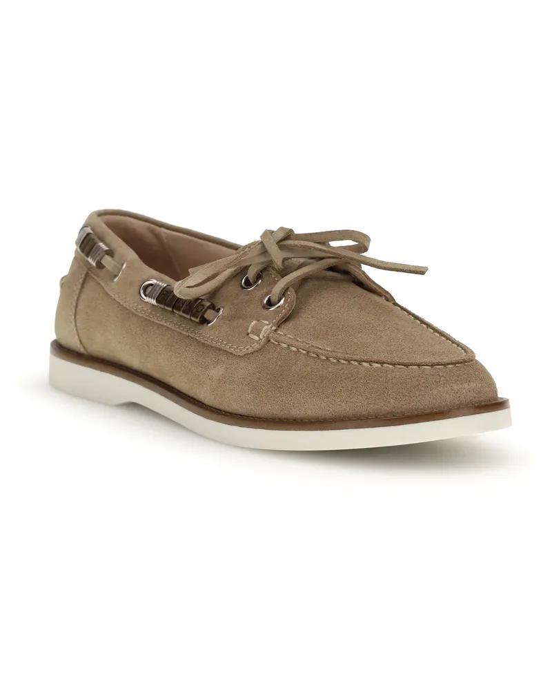 Pinko Women's Suede Grace Loafers Corda Beige