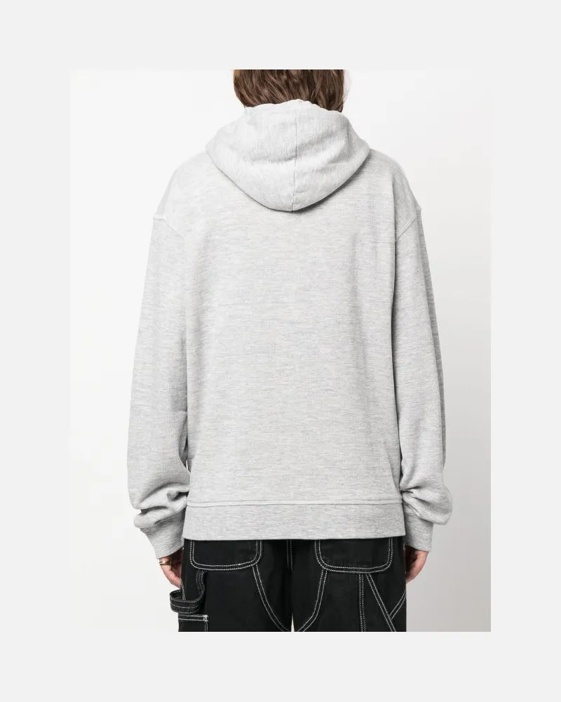 Dsquared2 Women's Cool Patch-Detail Hoodie Aw23 W Grey