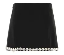Women's Skirt Black Acetate Viscose