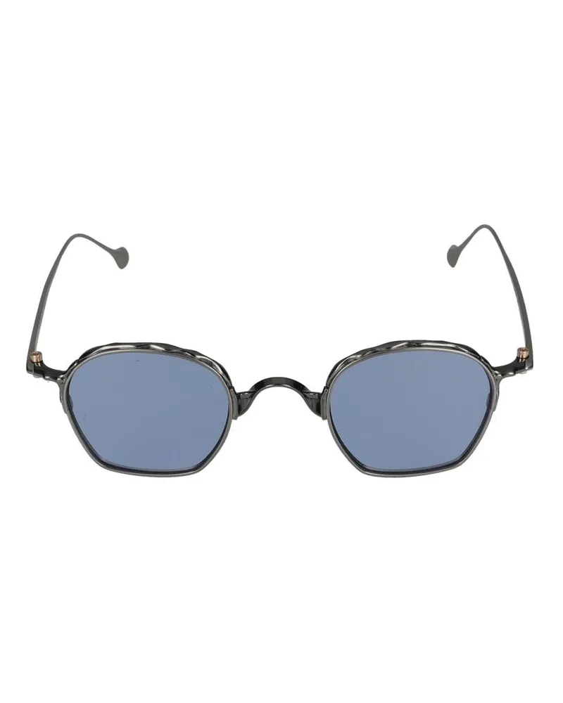 Yohji Yamamoto SLOOK011 Metal Square Frame Sunglasses — gunmetal Gunmetal