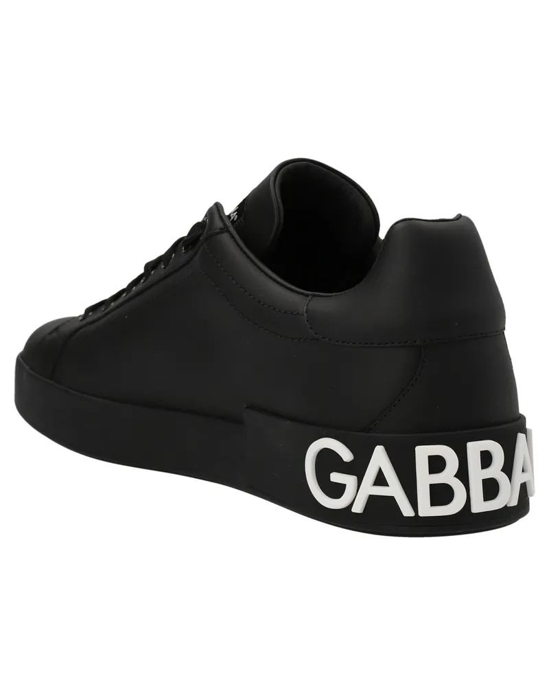 Dolce & Gabbana Portofino Sneaker — Black Black