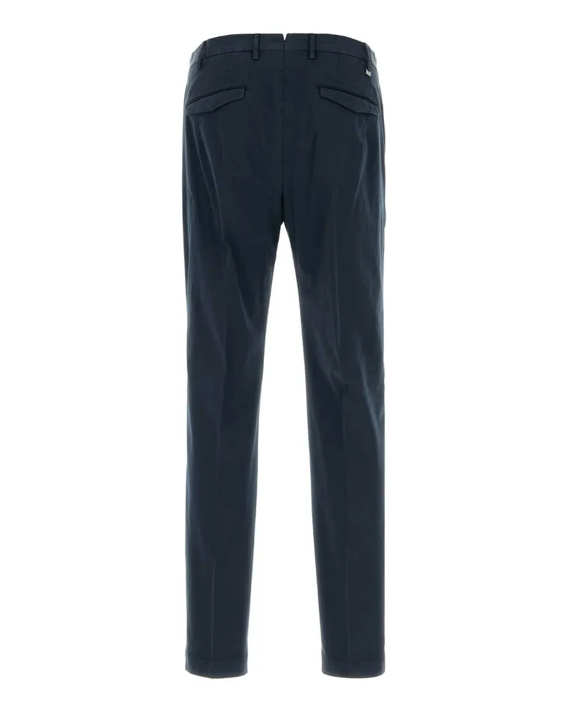 PT TORINO Men's Navy Blue Stretch Cotton Pant Y372 Exterior: Elastane Pantaloni Navy