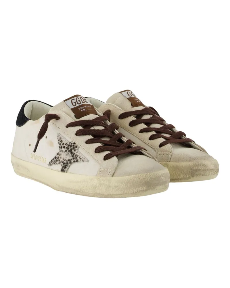 Golden Goose Women's Super Star Sneaker White Calfskin White