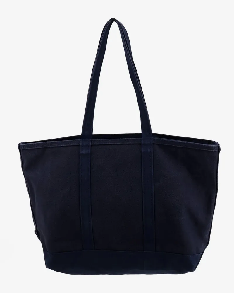 Ralph Lauren Men's Shoulder Bag Denim Blue Canvas Navy