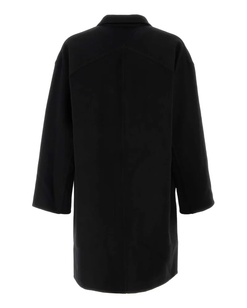 Bottega Veneta Men's Black Wool Coat Exterior: Cappotti Black