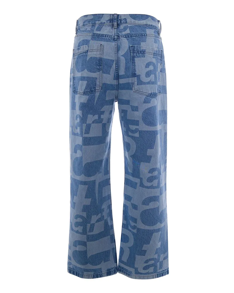 Arte Antwerp Men's Jeans Raw Denim Cotton Trousers Blue