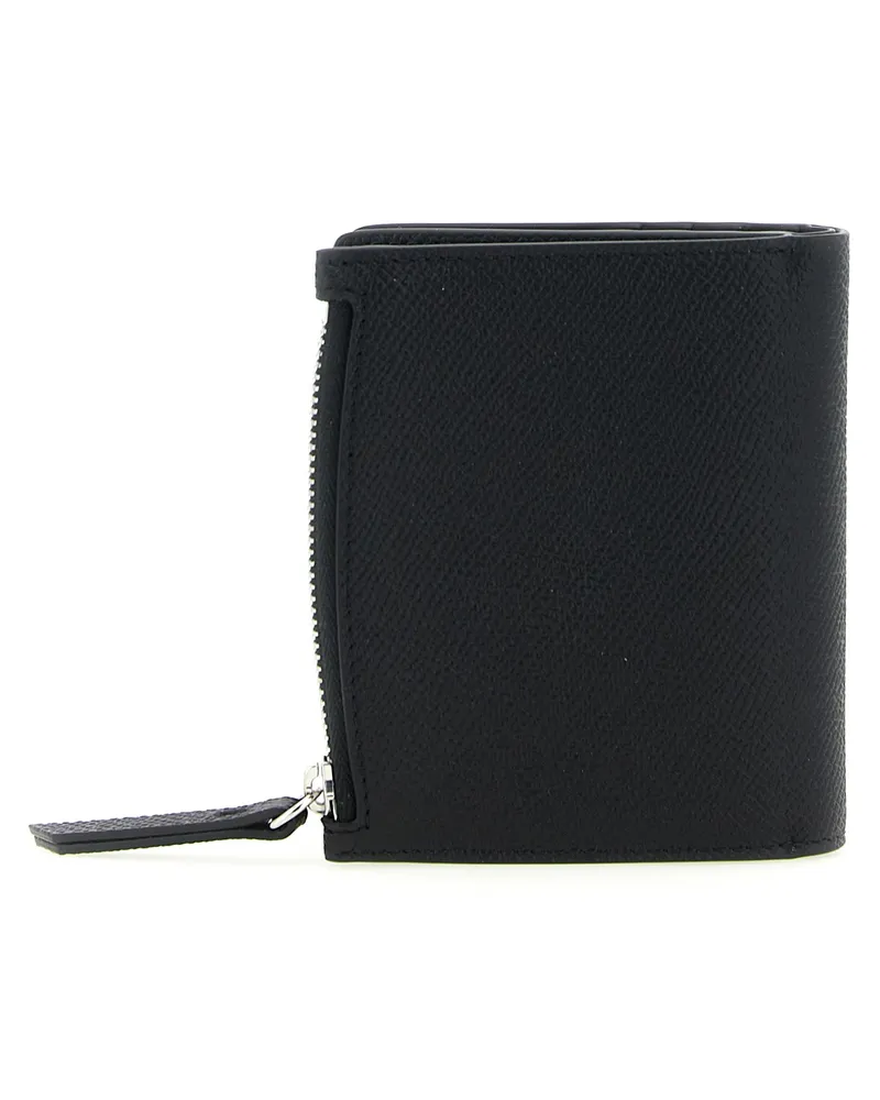 Maison Margiela Women's Black Calfskin Cardholder Accessory Black