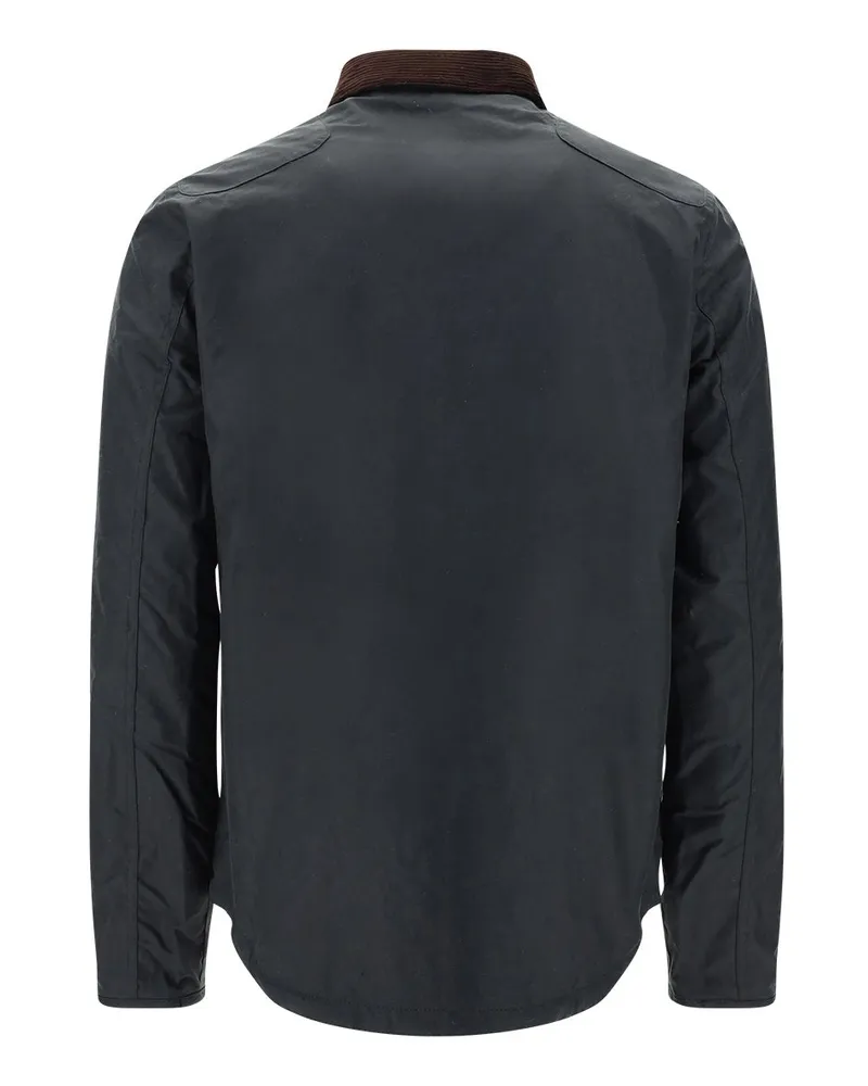 Barbour Men Reelin Wax Jacket Sage Cotton Green