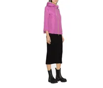 Quilted Polyester Raincoat — Pink