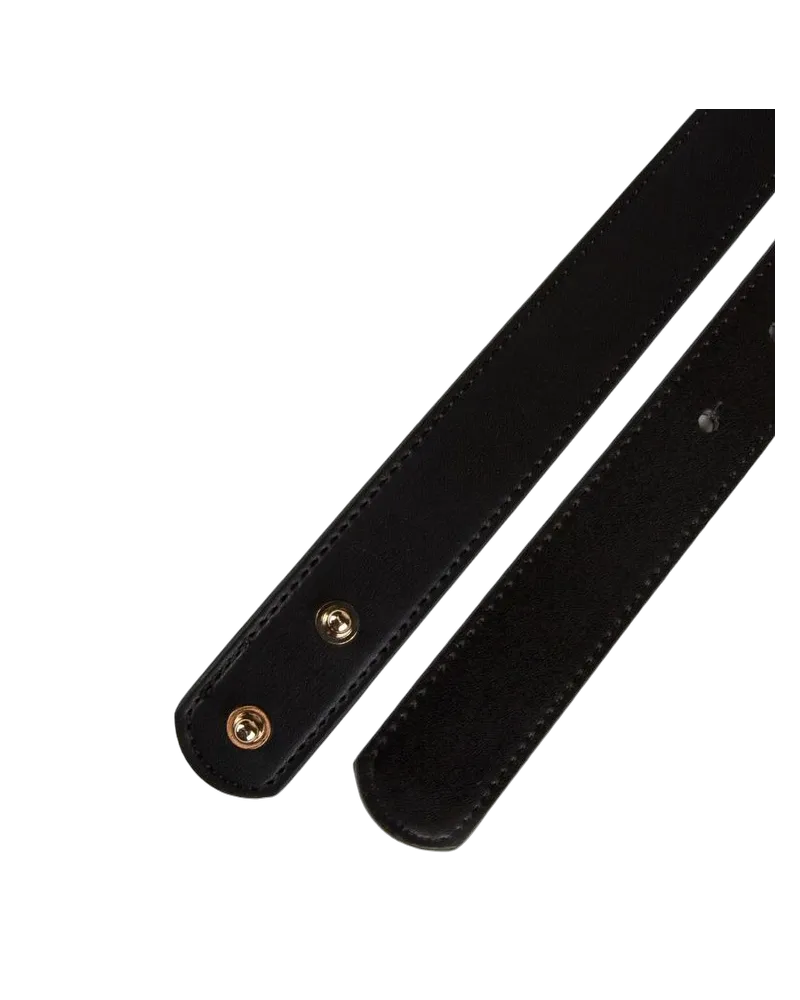 Guess Women's Belt Black Polyester Accessories Black