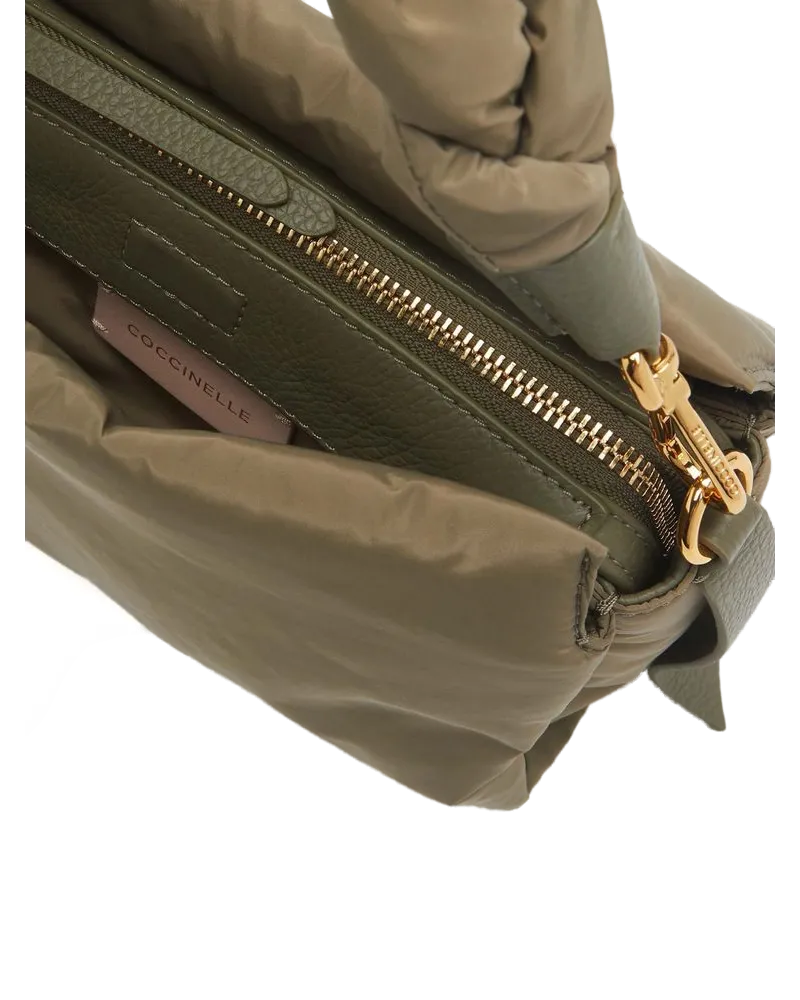 Coccinelle Women's Shoulder Bag Laurel Green Polyester - Shoulder-Bags Green