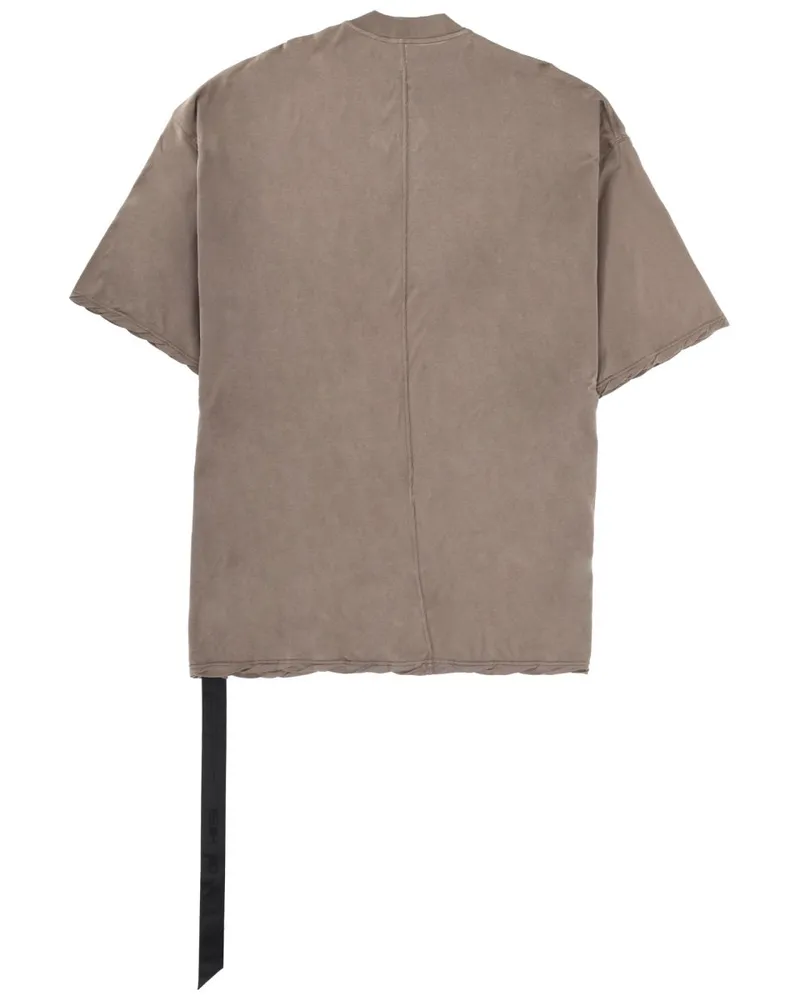 DRKSHDW by Rick Owens Cotton T-Shirt — Brown Brown
