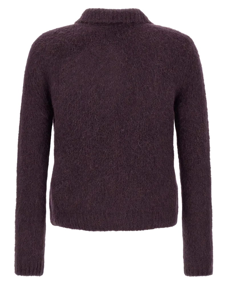Dries van Noten Mora Cardigan — Purple Purple