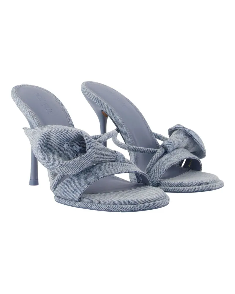 Cult Gaia Women's Cori Pumps -  Cotton Blue Shoes Blue