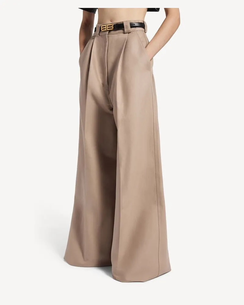 Balenciaga Ballroom E26 Trousers — Beige Beige