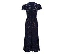 Lace Midi Dress — Blue