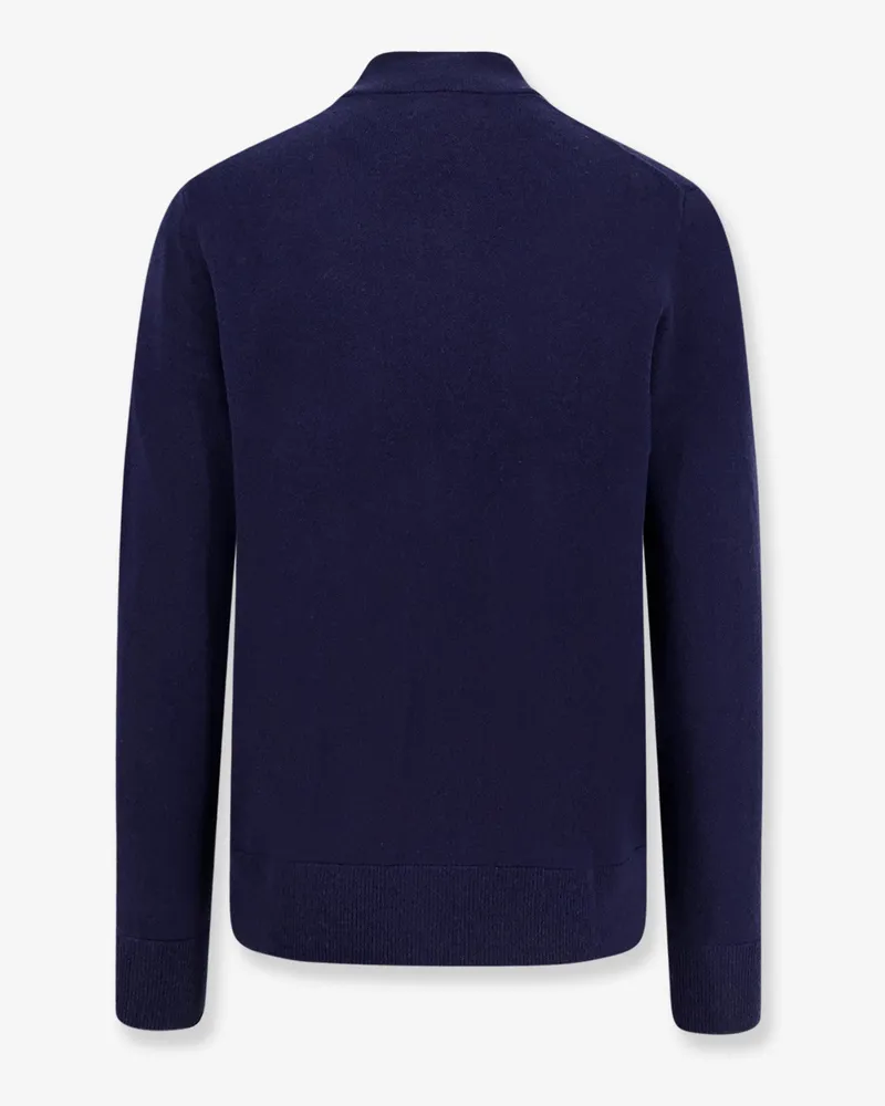 Ralph Lauren Men's Wool Cardigan Blue Sweater Navy