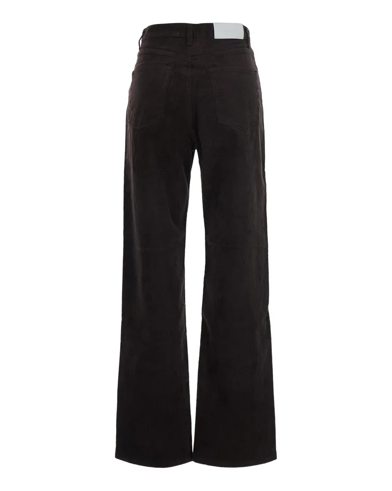 Dunst Straight Corduroy Trousers — Brown Brown