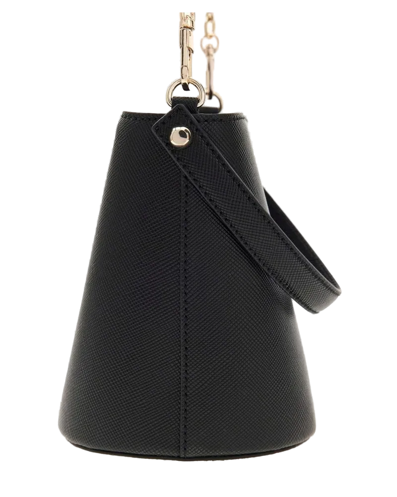 Guess Patsie Bucket Bag — Black Black
