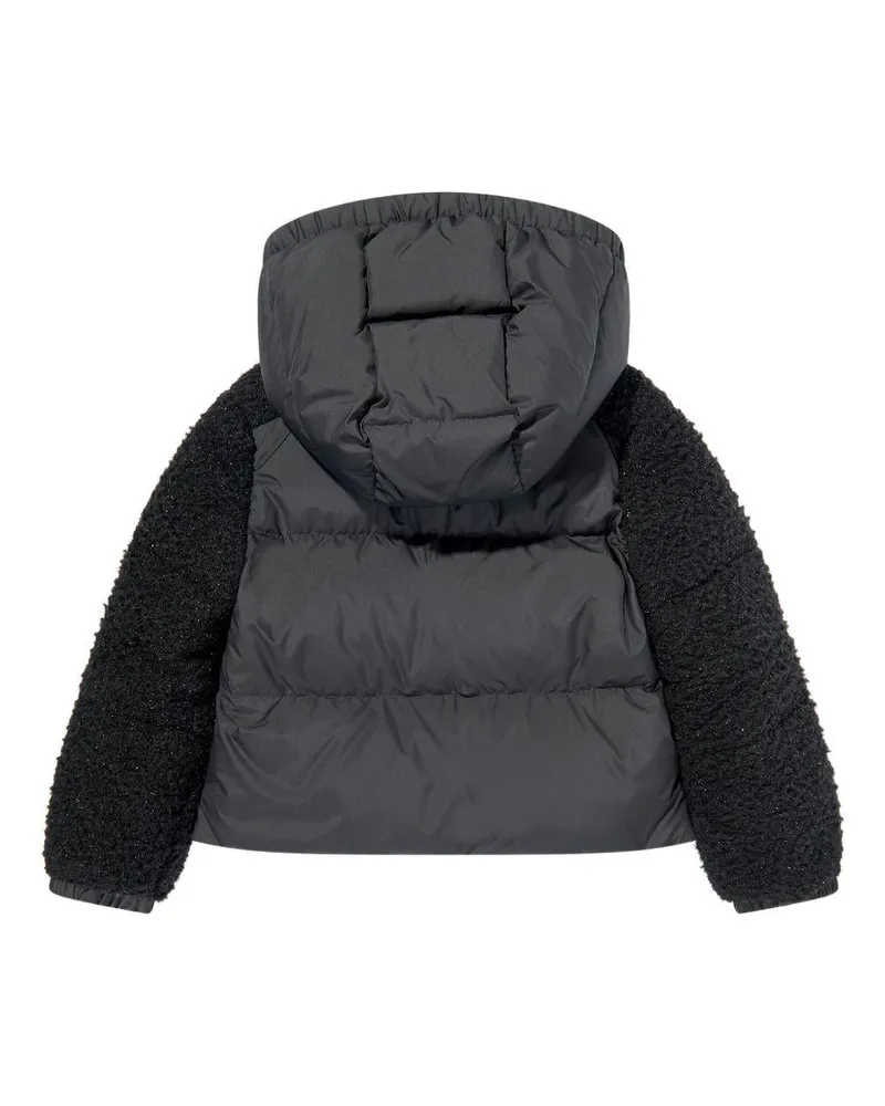 Moncler Girls' Zagaba Down Jacket Black Padded Black