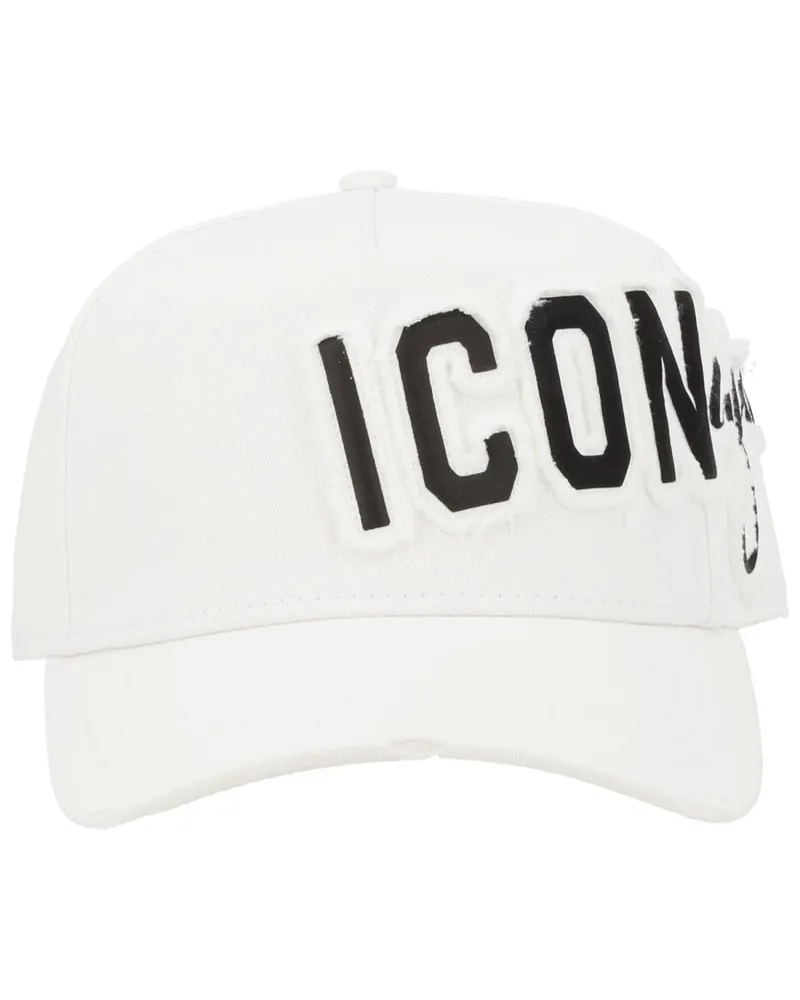 Dsquared2 BCM0997_05C000011062 Cotton Baseball Cap — White White