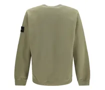 Crewneck Cotton Sweatshirt — Green