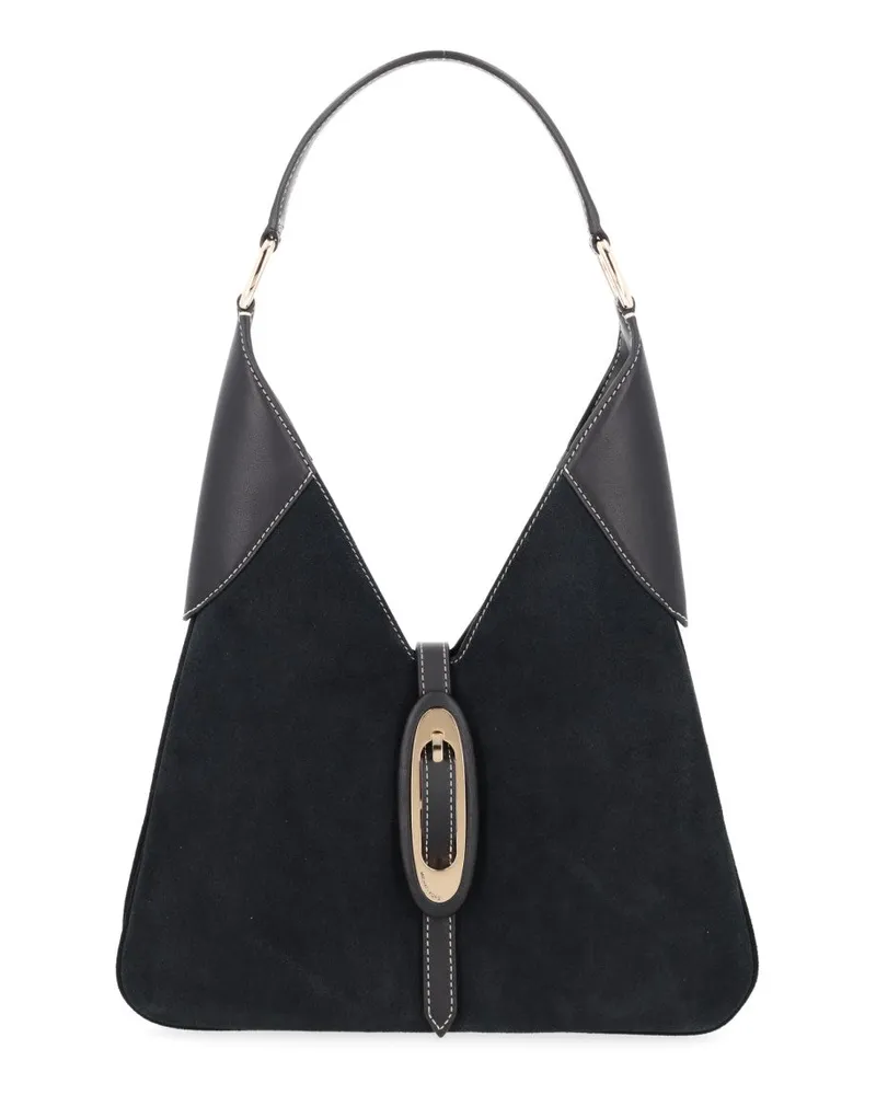 Michael Kors Leather Hobo Bag — Black Black