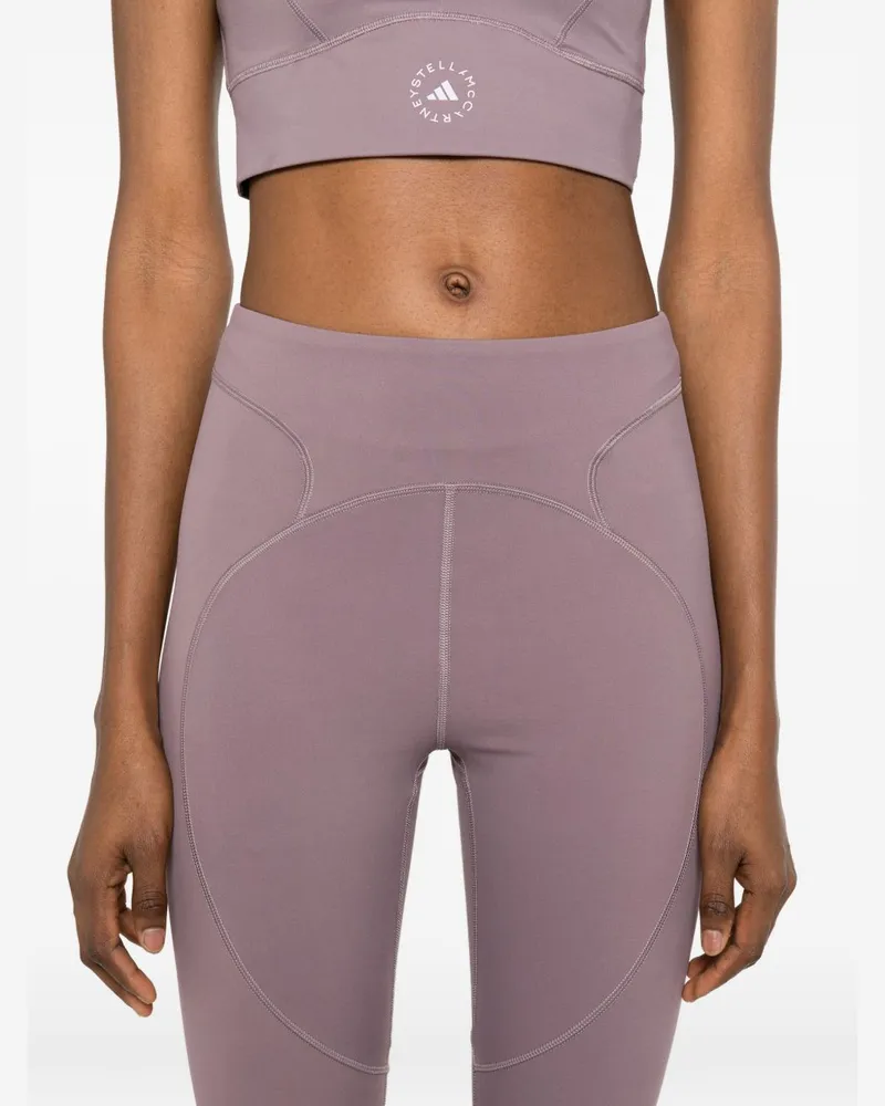 adidas Panelled High-Rise 7/8 Leggings — Lilac Lilac