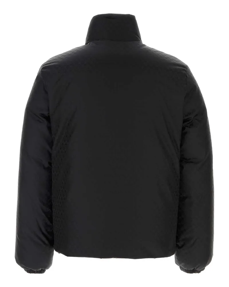 Alexander McQueen Men's Black Nylon Down Jacket Piumini Black
