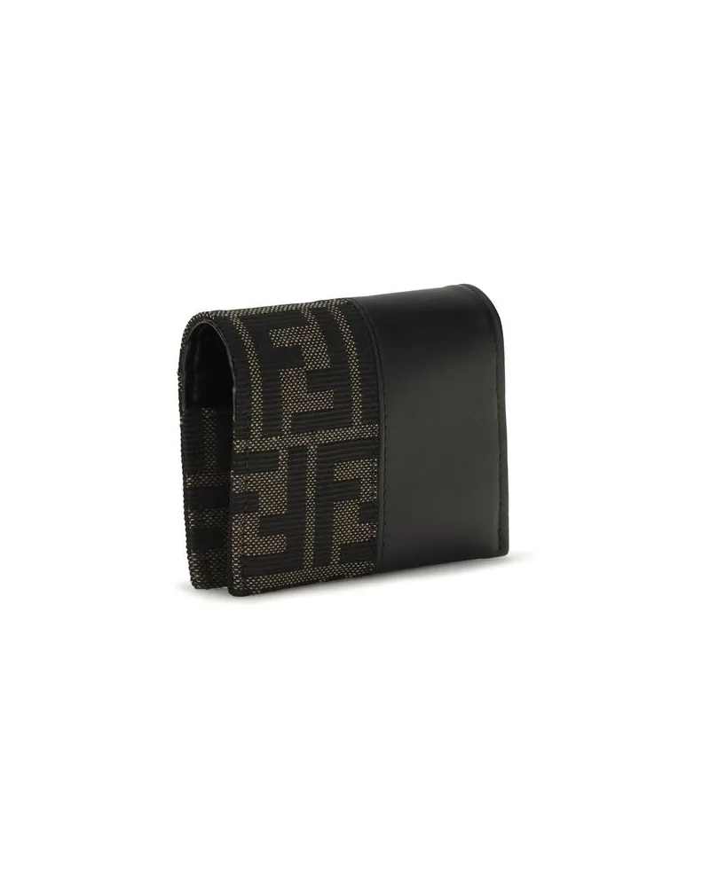 Fendi Men's Brown Polyester Wallet Brown