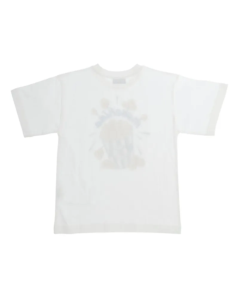 Moschino Popcorn Graphic Print T-Shirt — White White