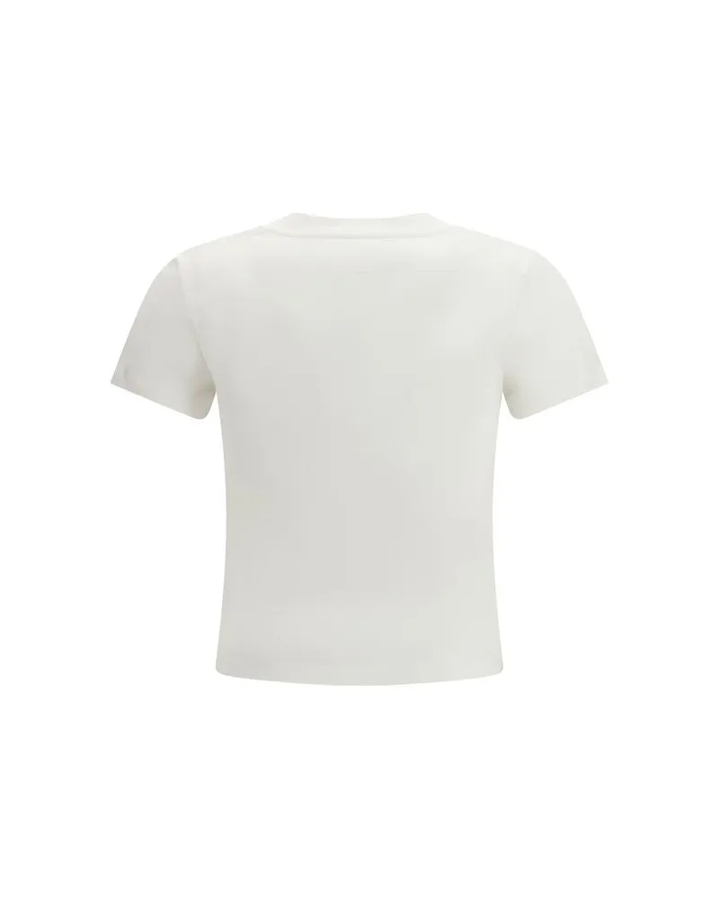 Maison Margiela Women's White Cotton T-Shirt White