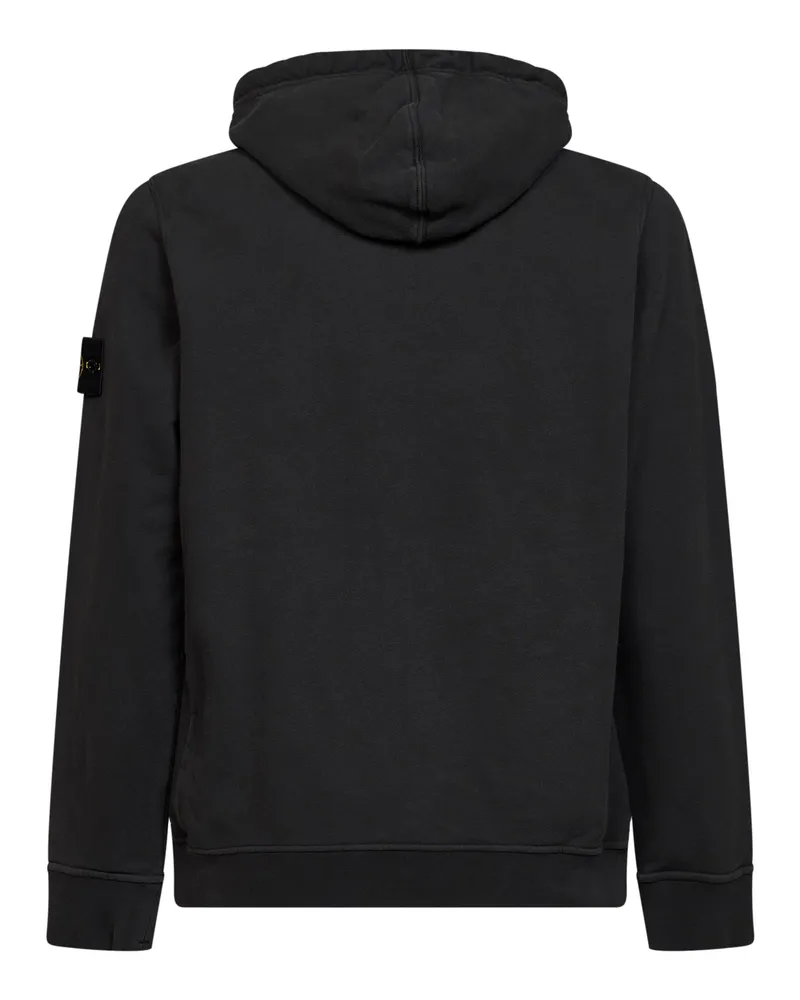 Stone Island Men Hoodie Stretch Organic Cotton Grey Sweatshirts Sweater Gray