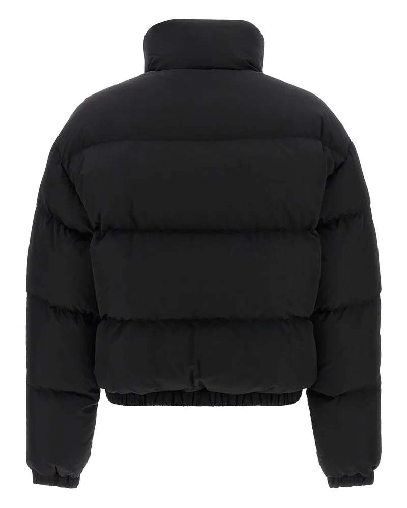 IENKI IENKI Women Black Nylon Full-Length Jacket Clothing Black
