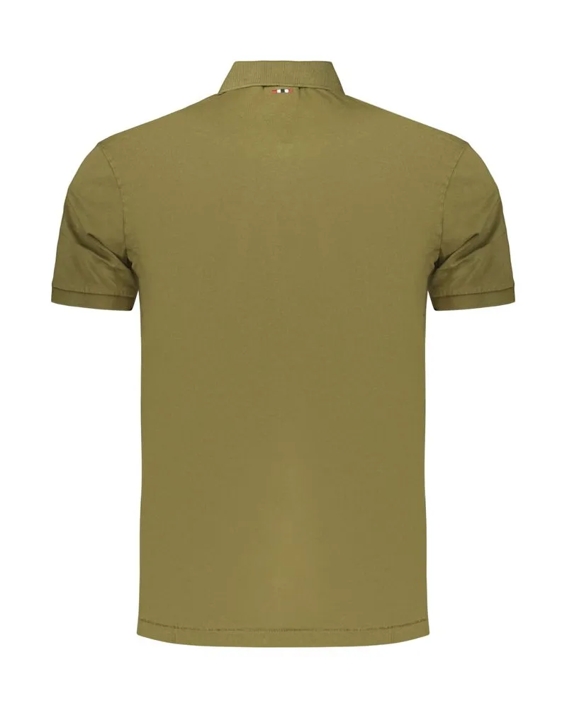 Napapijri Cotton Polo Shirt — Green Green