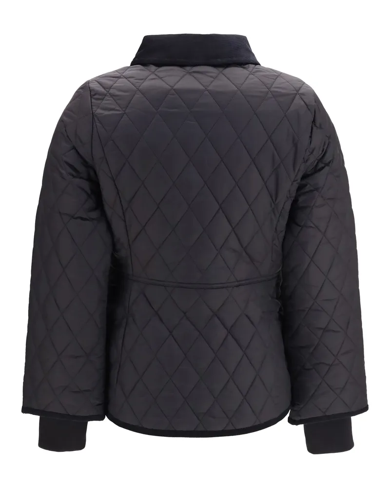 Barbour Women's Quilted Puffer Jacket Black Black