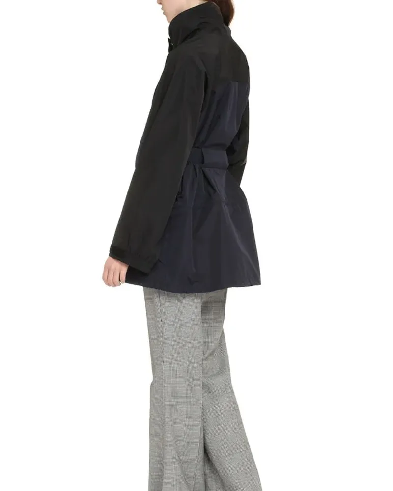 Prada Colour-Block Polyamide Shell Jacket — Blue Blue
