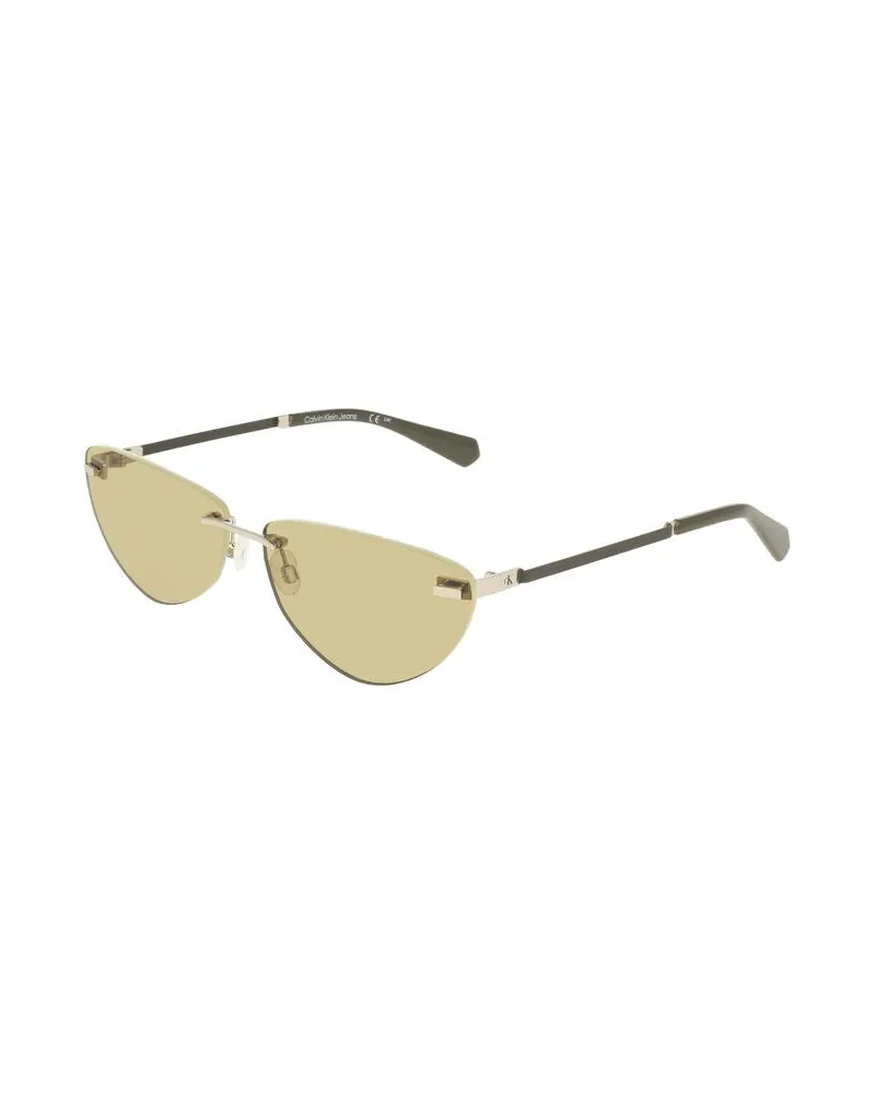 Calvin Klein CA-38331 Metal Frame Sunglasses — Green Green