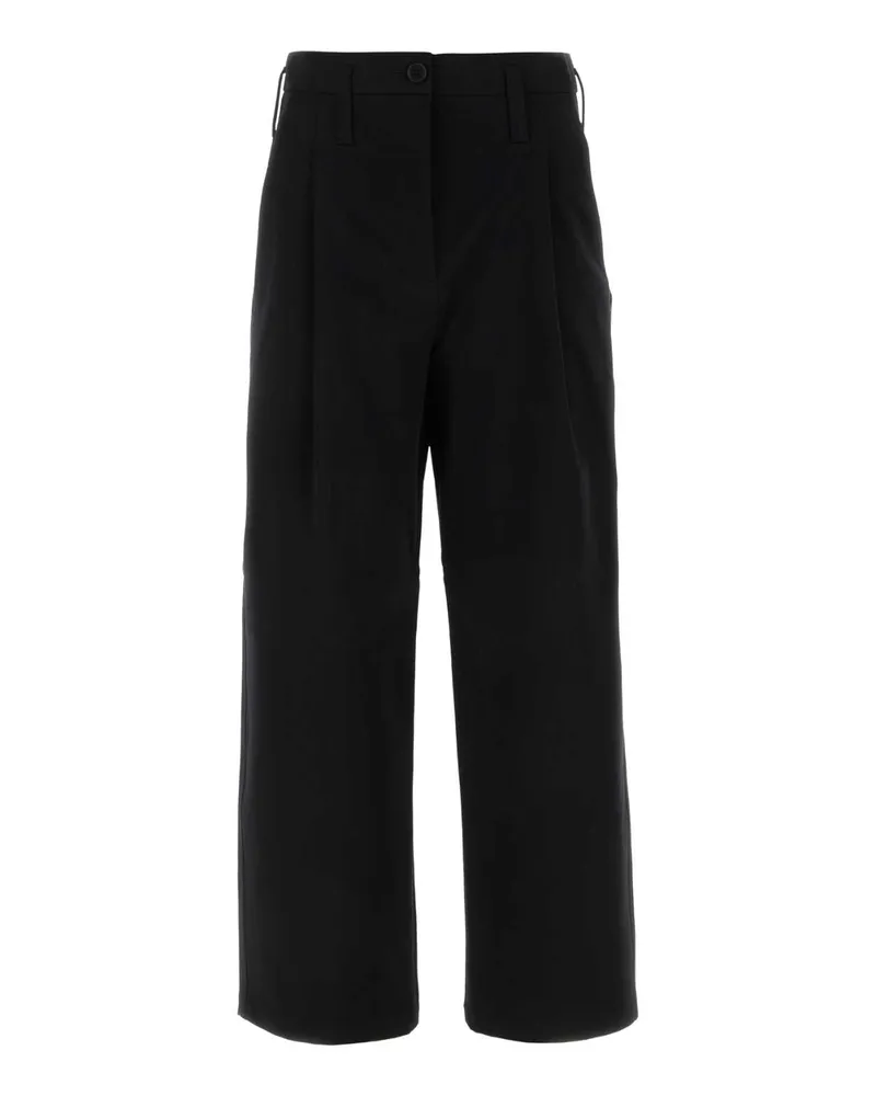 Philosophy Di Lorenzo Serafini Cotton Elastane Trousers — Black Black