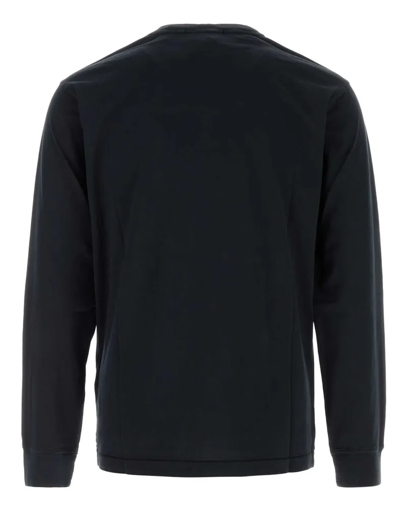 Stone Island Men's Midnight Blue Cotton T-Shirt Exterior Exterior: T-shirts And Polos Navy