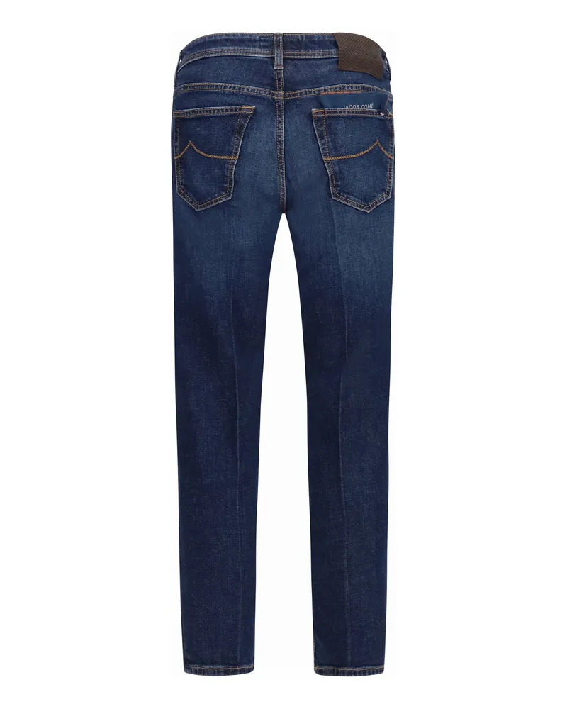 Jacob Cohën Men's Jeans Scott Stretch Denim 100d Elastane; Cotton; Lyocell Navy