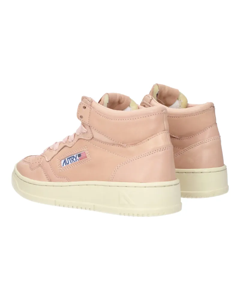 AUTRY Women's Medalist 01 Mid Sneakers Pink Shoes Pink