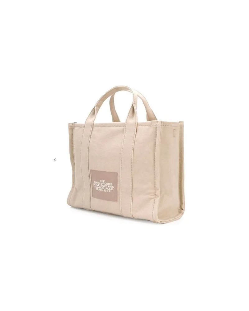Marc Jacobs Women's Satchel Bag Beige Cotton - Tote-Bags Beige